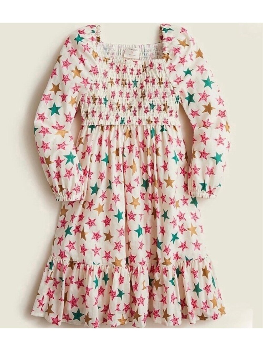 Jcrew Crewcuts Girls Sparkle Stars Dress Size 3Y